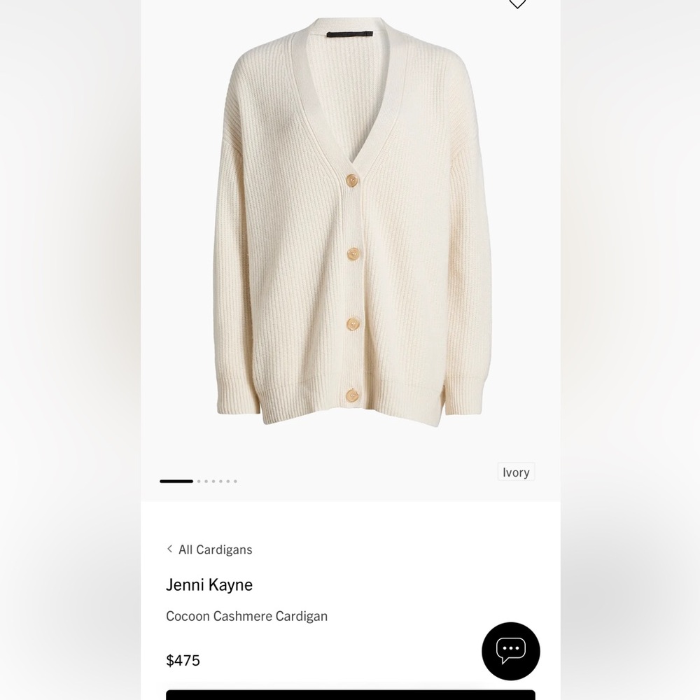 Jenni Kayne Cashmere Cocoon Cardigan (Women’s XS)